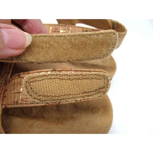 Vionic Orthaheel Amber Adjustable Strappy Sandals Size US 9 B preowned - Picture 8 of 10